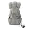 Glitzhome® 21.75" Zen-Style LED 2-Tier Elephant Outdoor Fountain